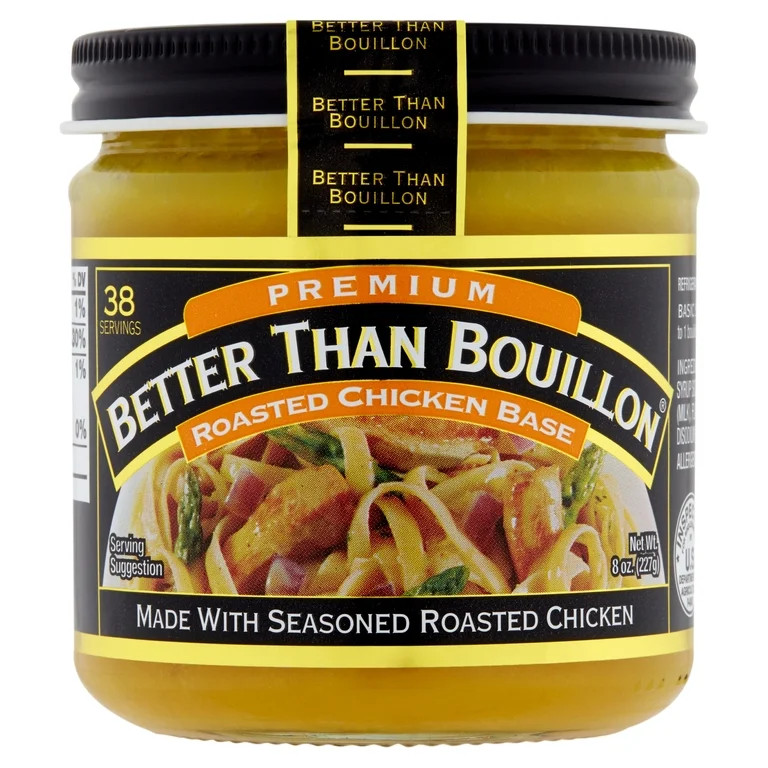 Better Than Bouillon Premium Roasted Chicken Base, Shelf-Stable, 8 oz Jar | Walmart (US)