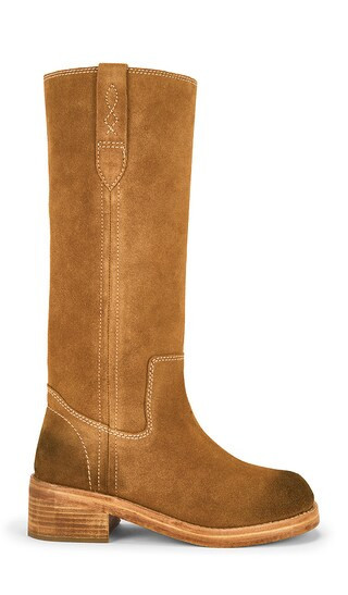 Free People Blaze Pull On Boot in Tan. Size 7.5. Also in 10, 6, 6.5, 7, 8, 8.5, 9, 9.5. | Revolve Clothing (Global)