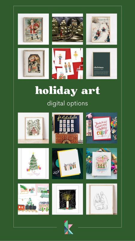Holiday art, digital art, art, Christmas, Christmas art, download, tree, Christmas tree, Santa 

#LTKHoliday #LTKhome #LTKunder50
