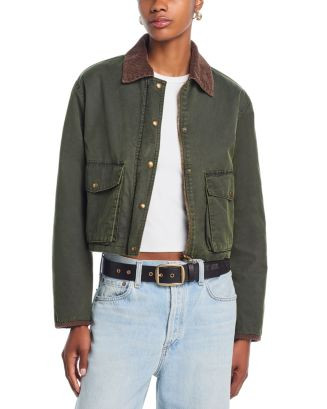 Waxed Cropped Jacket | Bloomingdale's (US)