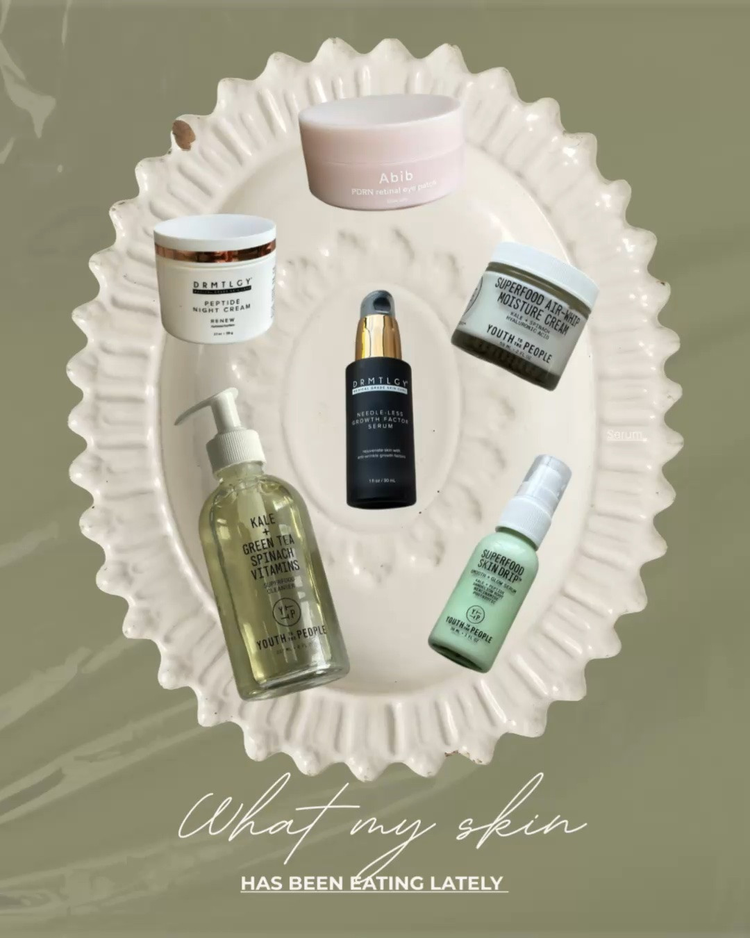 what my skin eats every day 🤍🥬✨

currently feeding my skin peptides, hydration, greens, and all the glow lately. these are the products I keep reaching for when I want my skin to look fresh, healthy, and smooth without doing too much 👀

clean girl skincare but make it effective ✨

#LTKbeauty #skincarefavorites #youthtothepeople #drmtlgy #glowyskin #everydayskincare #skincareroutine #beautyfinds #affordableluxury #skinprep

#LTKgrwm #LTKmomlife #LTKselfcare