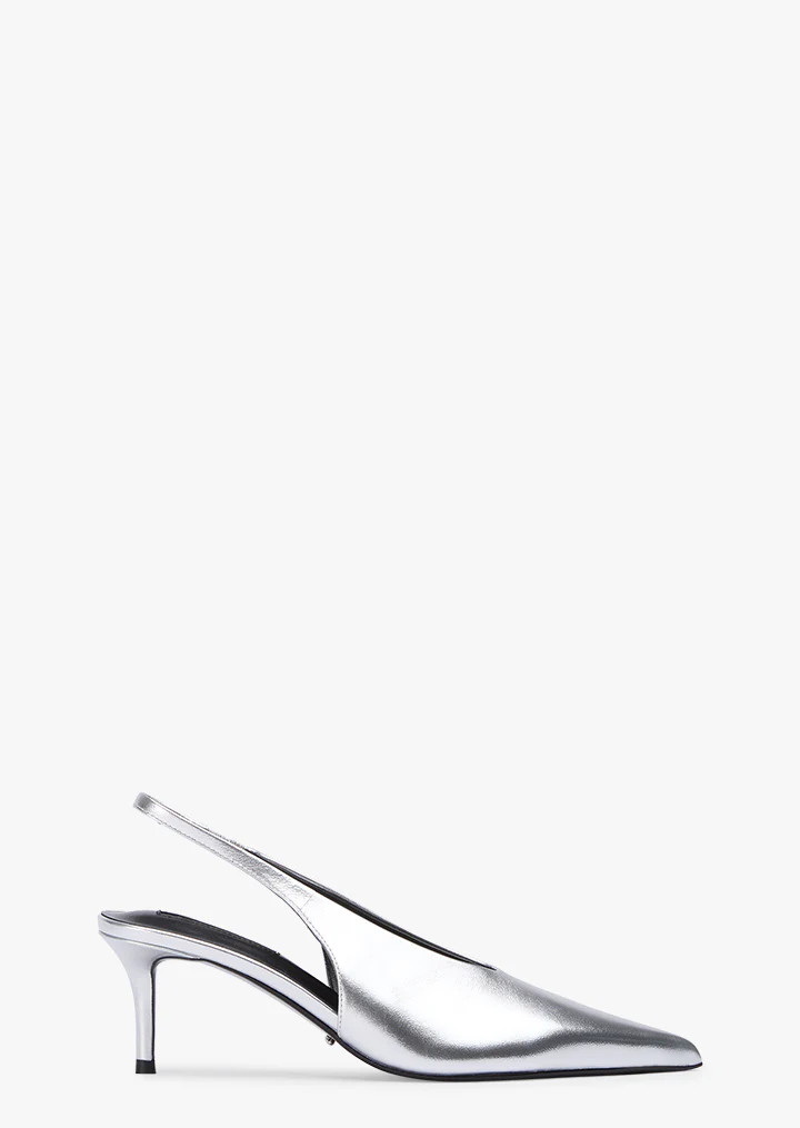 Diva Silver Nappa Metallic Heels | Heels | Tony Bianco | Tony Bianco (Australia & New Zealand)