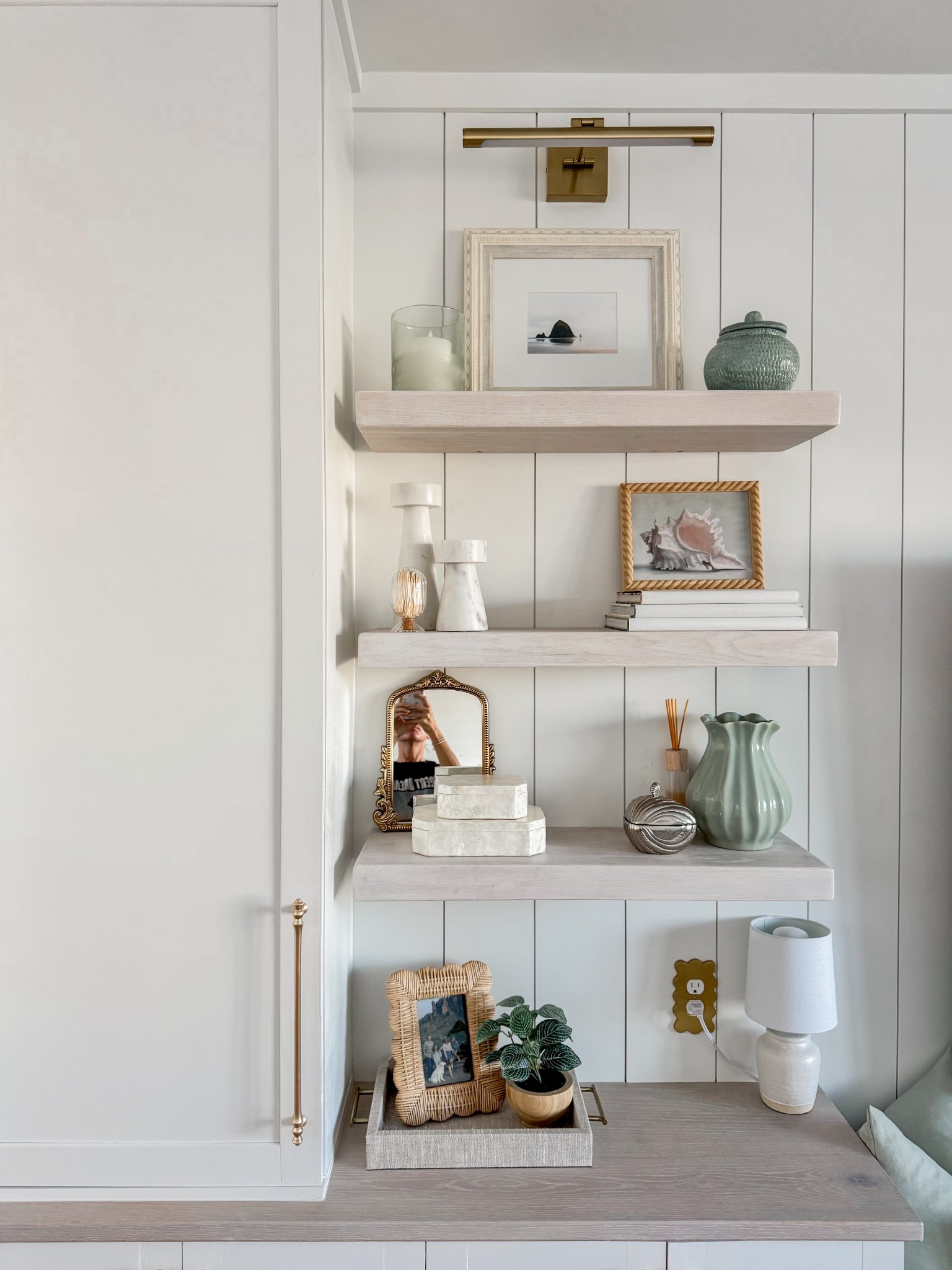 Our open shelves ready for a spring refresh! Loving these new additions from the Studio McGee and Hearth and Hand drops at Target! 

#LTKHome