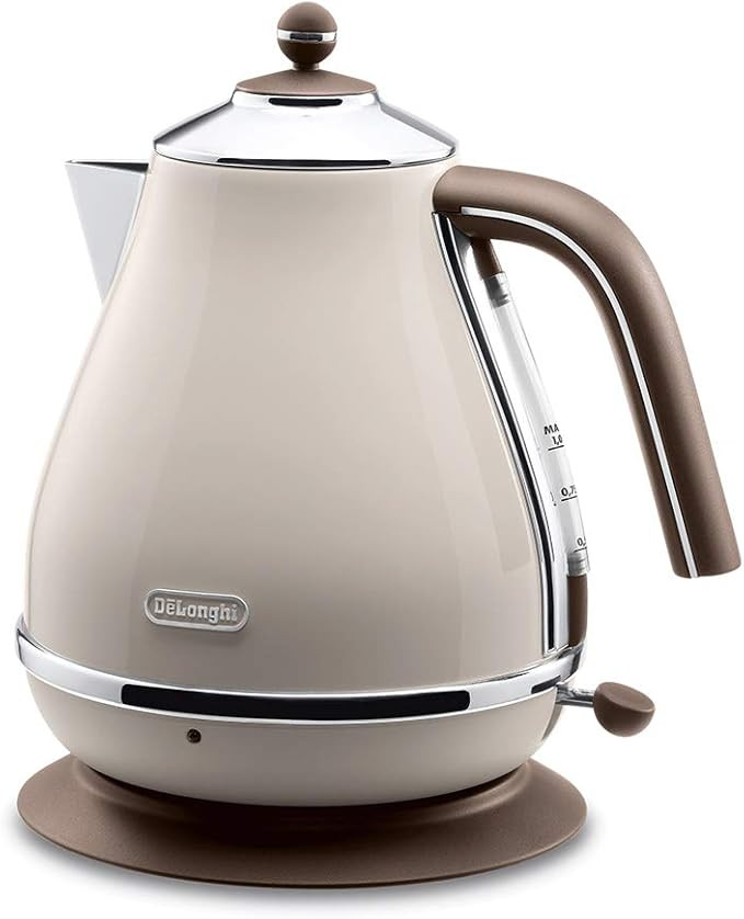 Delonghi Electric kettle (1.0L)「ICONA Vintage Collection」KBOV1200J-BG (Dolce Beige)【Japan D... | Amazon (US)