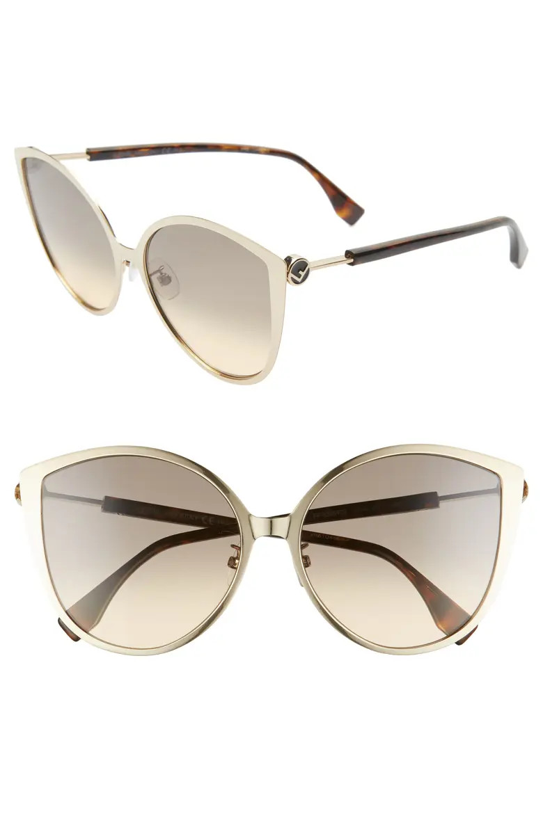 60mm Special Fit Cat Eye Sunglasses | Nordstrom Rack
