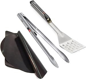 Grill Light Grill Spatula Tongs Grilling Mat Gift Set | Restaurant Grade Stainless Steel | LED Li... | Amazon (US)