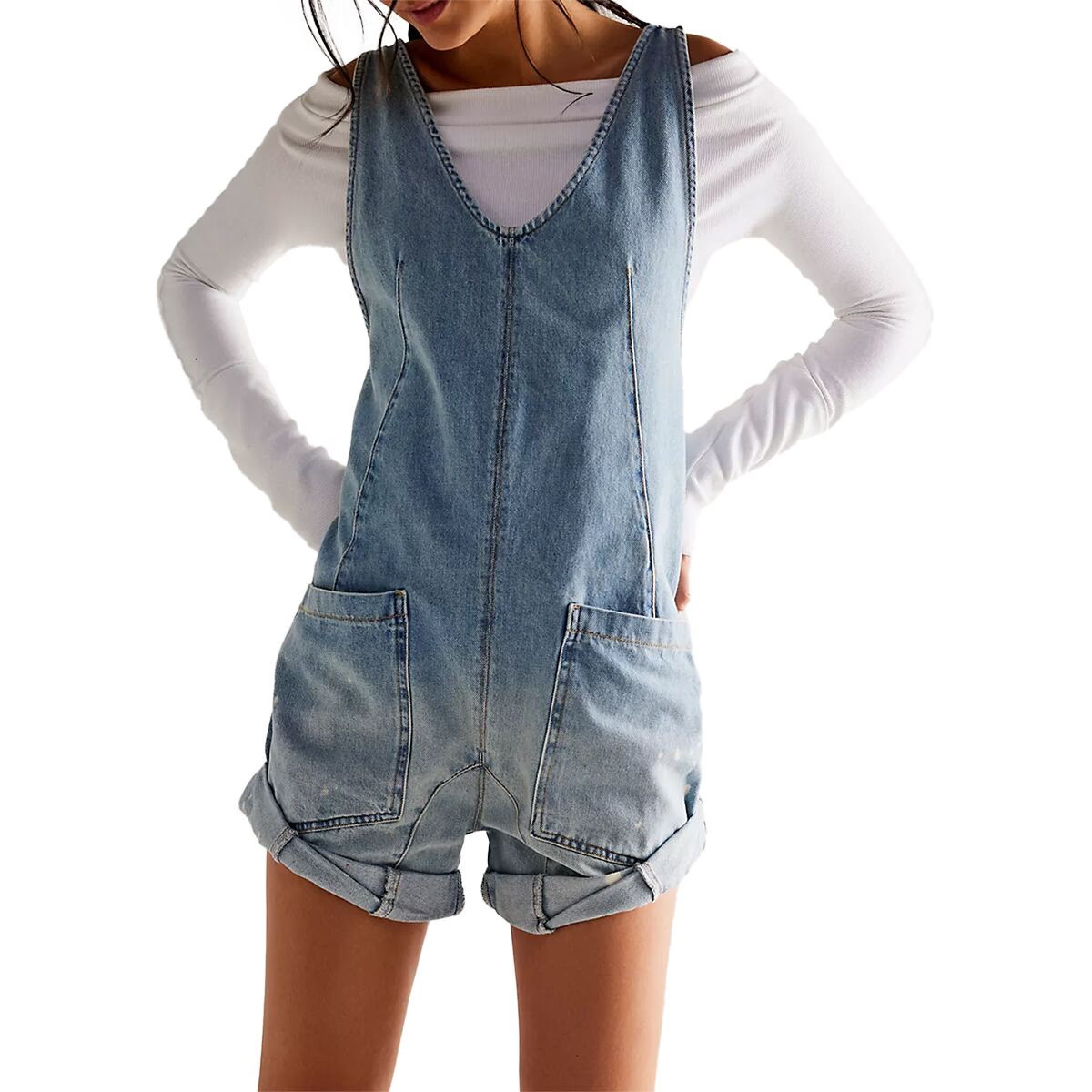 Free People High Roller Shortall - Women's Bright Eyes, XL | Backcountry