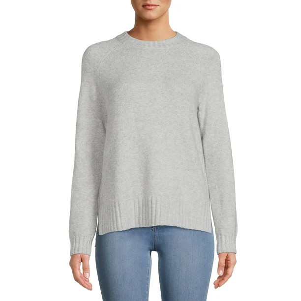 Time and Tru Women's Super-Soft Pullover Sweater - Walmart.com | Walmart (US)