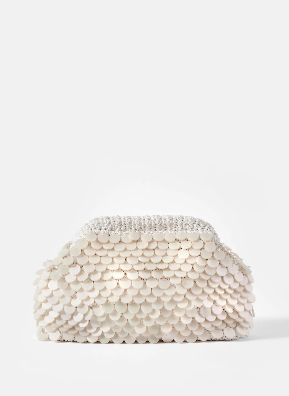 Cream Embellished Clutch Bag | Mint Velvet