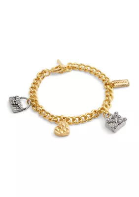 COACH Signature Handbag Charm Bracelet | Belk