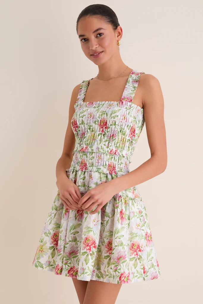 Peony Chintz Azalea Mini Nap Dress | Tuckernuck (US)