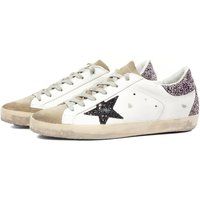 Golden Goose Women's Super-Star Leather Sneakers in White/Taupe/Fuxia Black, Size UK 5 | END. Clothi | End Clothing (US & RoW)