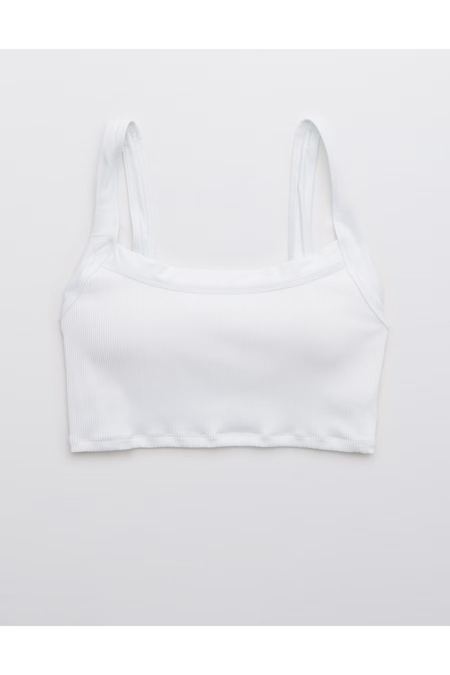 Aerie Ribbed Mix Longline Scoop Bikini Top | American Eagle Outfitters (US & CA)