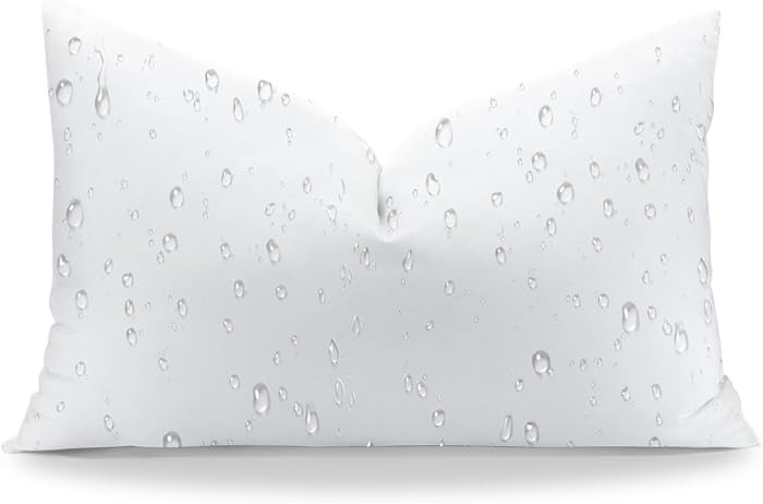 Artscope 12x20 Outdoor Pillow Inserts, Synthetic Down Waterproof Lumbar Throw Pillow Inserts, Sof... | Amazon (US)
