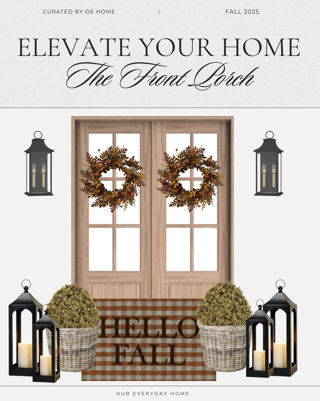 Front porch straight from Pinterest 🫶🏻

Home decor 
Fall decor 


#LTKStyleTip #LTKFindsUnder50 #LTKHome