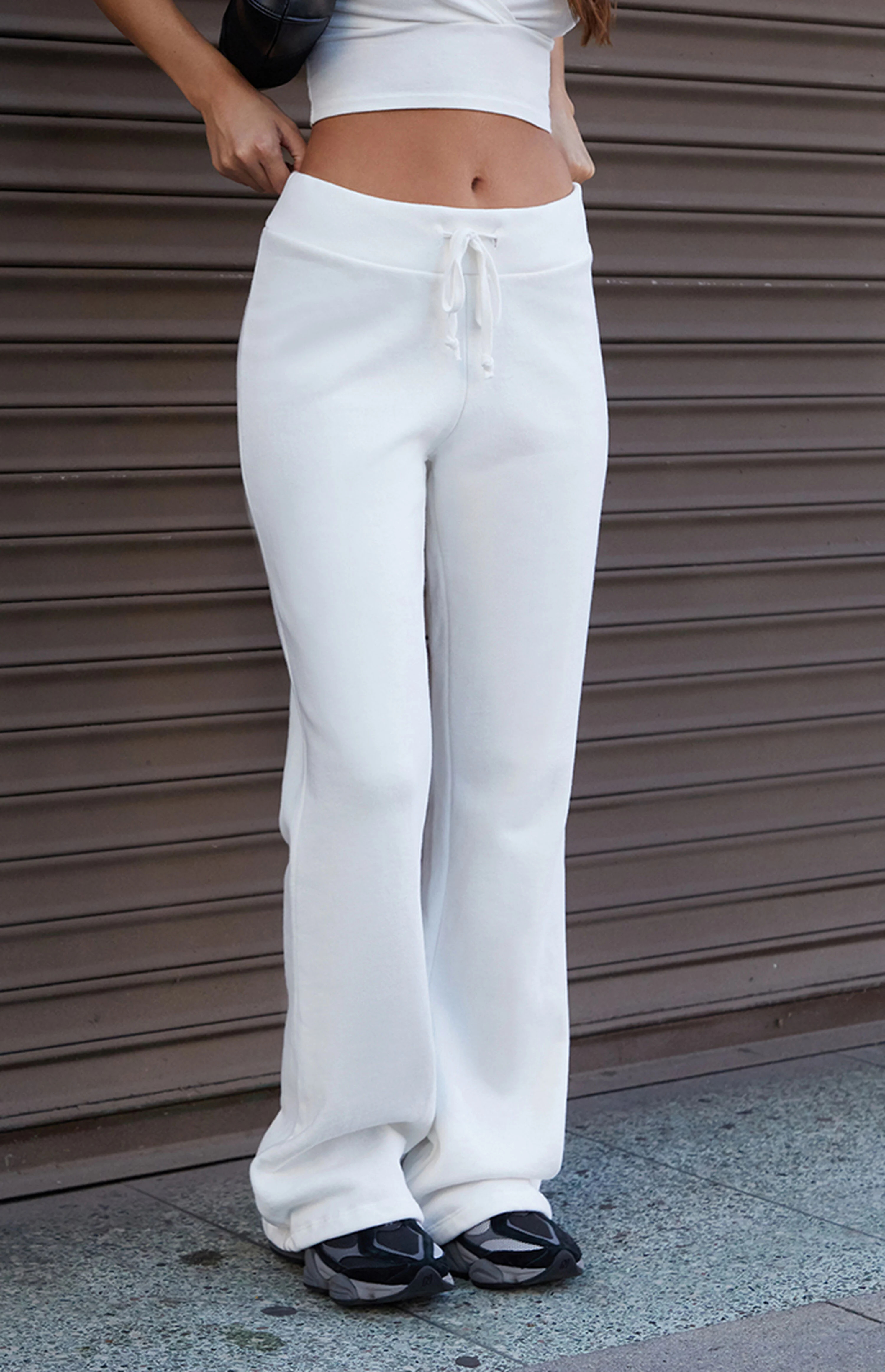 John Galt White Hilary Soft Yoga Pants | PacSun