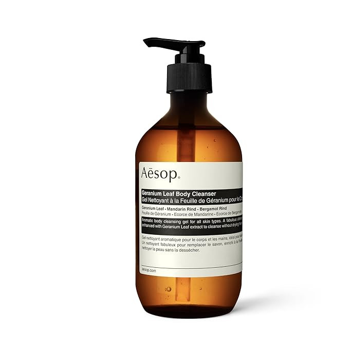 Aesop Geranium Leaf Body Cleanser | 500mL/16.9 fl oz | Paraben, Cruelty-free & Vegan | Amazon (US)