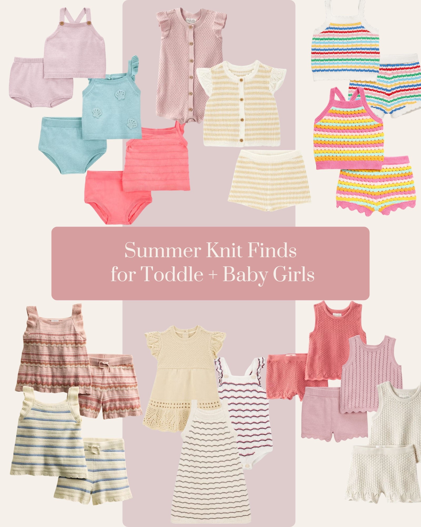 Summer knit + sweater finds for toddler and baby girls | romper | dress | sets

#LTKKids #LTKBaby