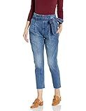 DL1961 Women's Susie High Rise Paperbag Tapered Jeans, Aberdeen, 26 | Amazon (US)