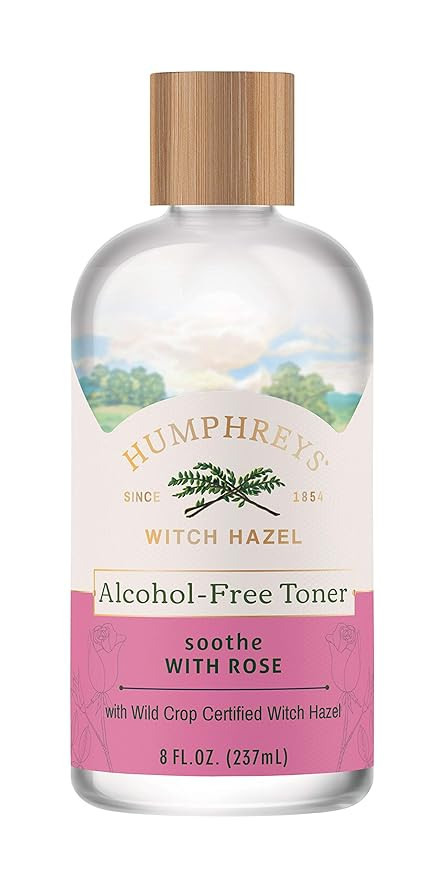 Humphreys Soothe Witch Hazel with Rose Alcohol-Free Toner, 8 Fl Oz. | Amazon (US)