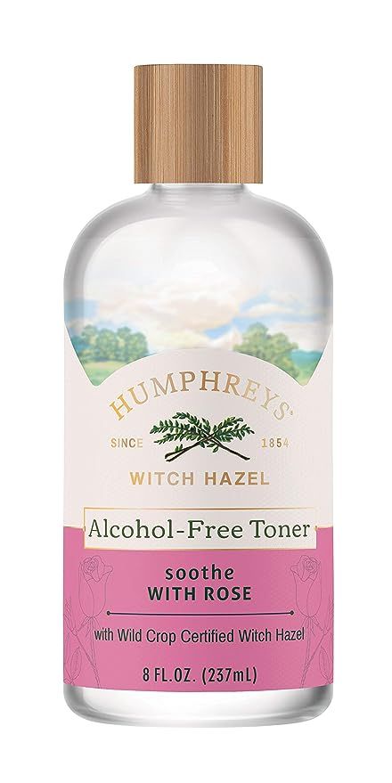 Humphreys Soothe Witch Hazel with Rose Alcohol-Free Toner, 8 Fl Oz. | Amazon (US)