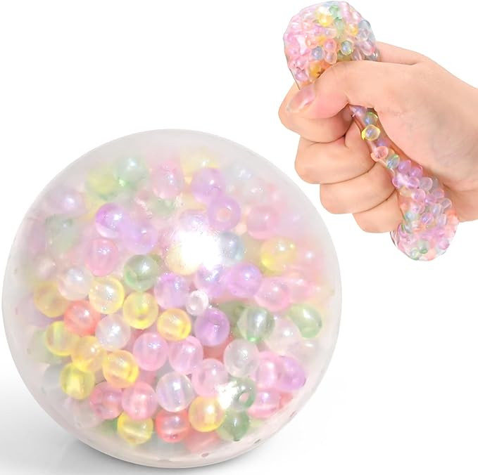 Mini Stress Ball, Graininess Toy Stress Relief Ball, Relieve Work Anxiety, Exercise Hand Flexibil... | Amazon (US)