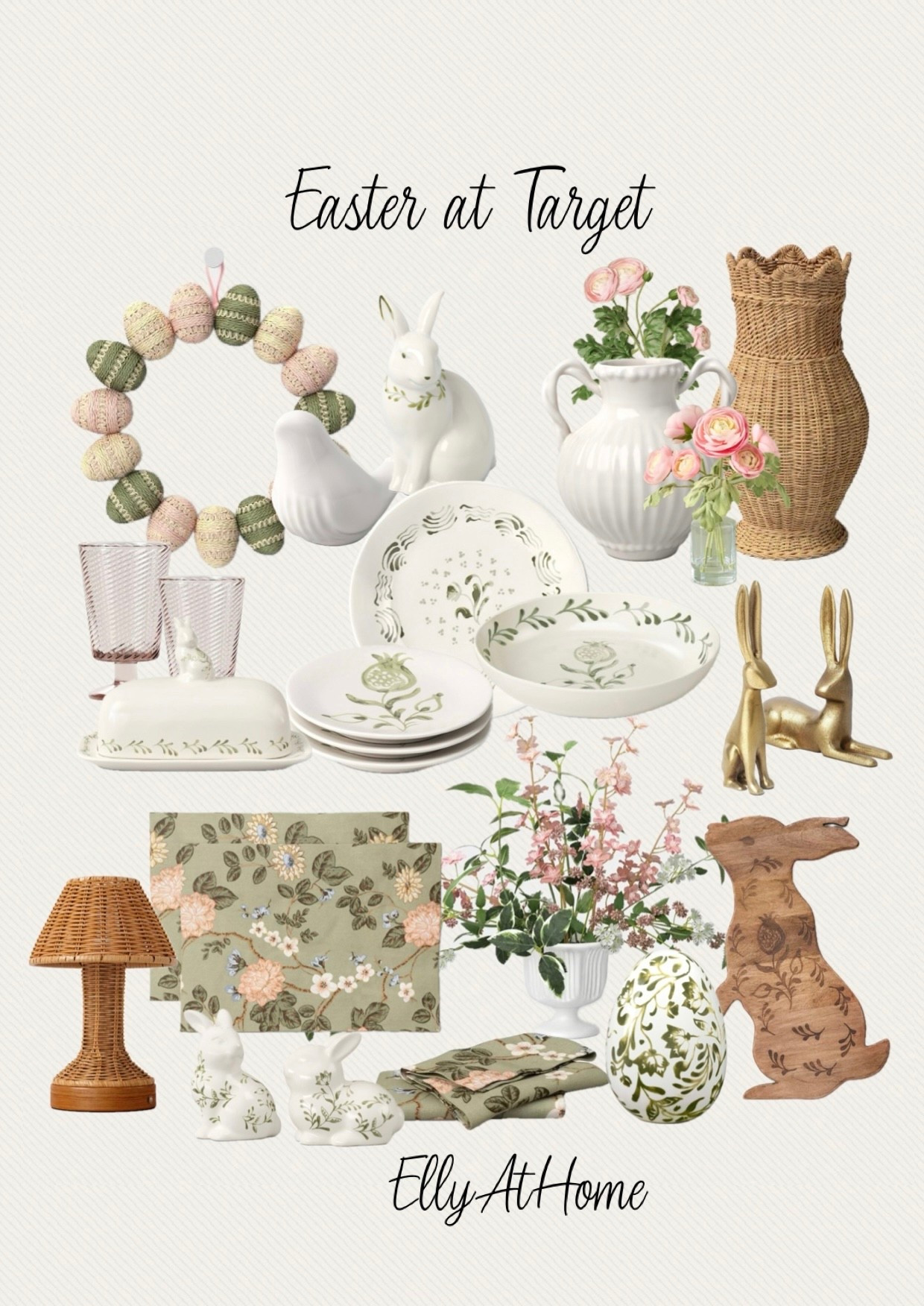 Easter decorating & hosting accessories at Target Shop new Easter Dinneware collection, plates, bowls,  salt and pepper, placemats, napkins, table runner, vases, florals +more! Easter brunch, dinner, spring entertaining. 

#LTKHome #LTKSeasonal #LTKdayinmylife