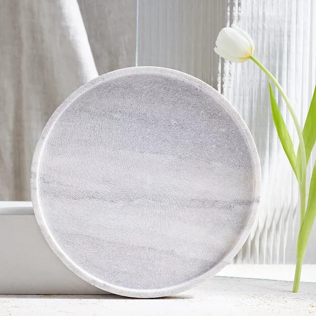 Marble Round Board | Bathroom Accessories | The White Company | The White Company (UK)