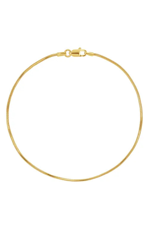 Bony Levy Men's 14K Gold Snake Chain Bracelet in 14K Yellow Gold at Nordstrom, Size 7.5 | Nordstrom