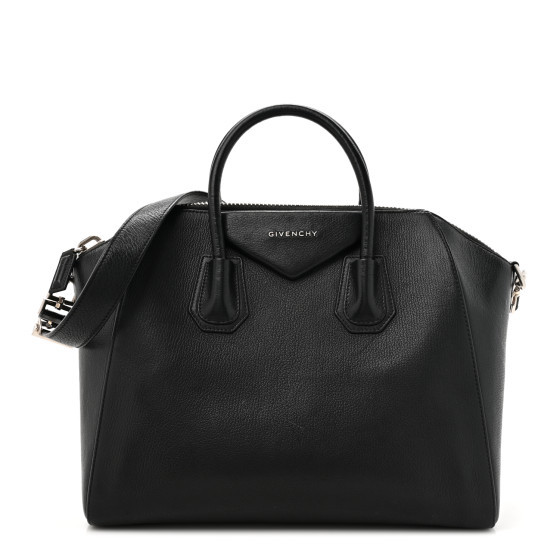 Sugar Goatskin Medium Antigona Black | FASHIONPHILE (US)