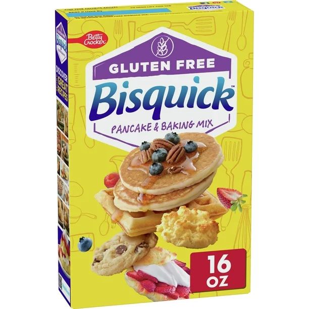 Betty Crocker Bisquick Pancake & Baking Mix, Gluten Free, 16 oz. - Walmart.com | Walmart (US)