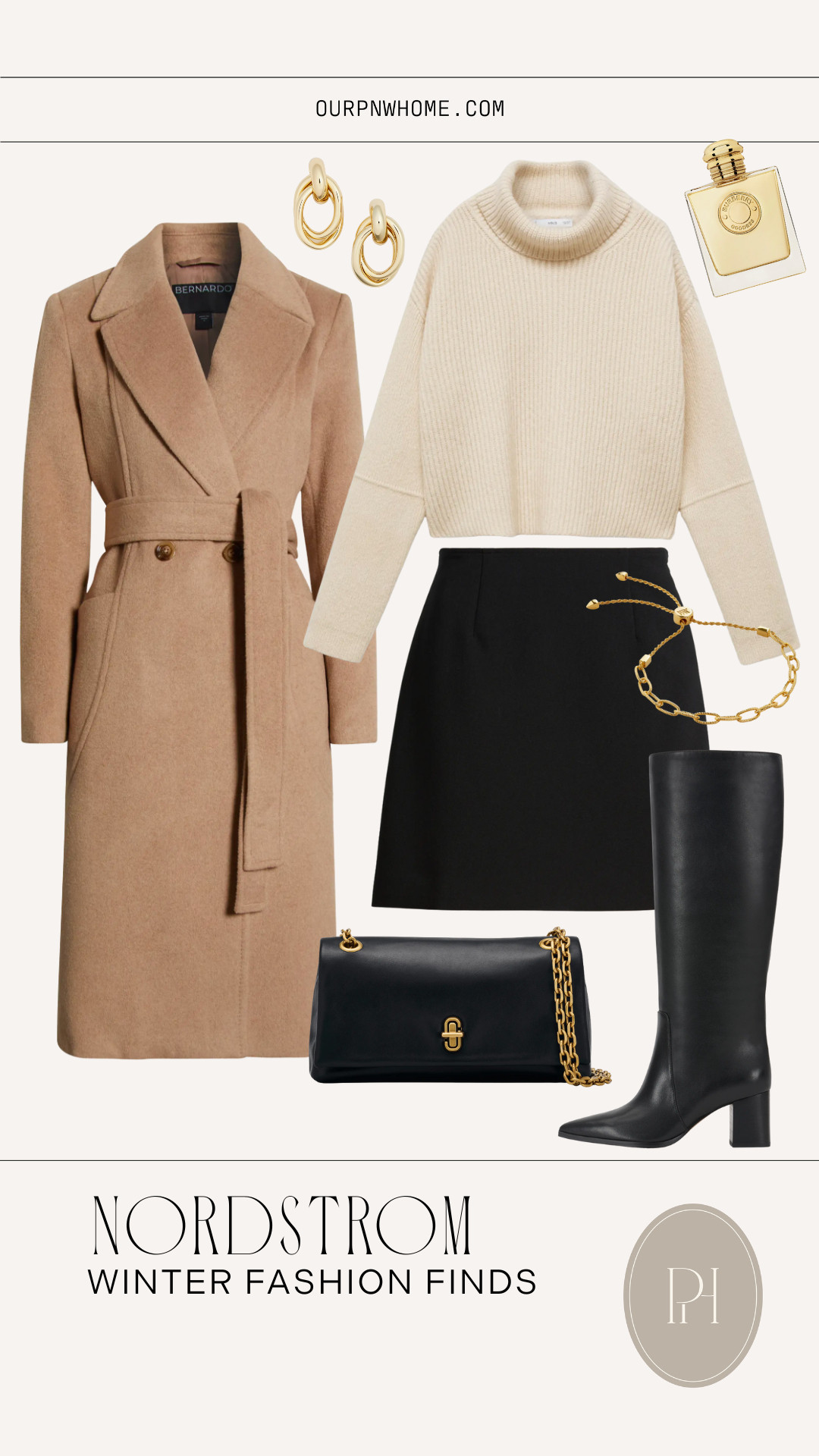 Top winter fashion finds I'm loving at Nordstrom!

camel trench coat, winter trench coat, dress coat, white turtleneck sweater, cropped sweater, cream sweater, winter sweater, holiday look, holiday outfit, winter look, winter style, winter outfit, black skirt, mini skirt, pencil skirt, black boots, knee high boots, gold earrings, gold bracelet, fragrance, perfume, black handbag, crossbody bag 

 #LTKStyleTip #LTKShoeCrush #LTKItBag