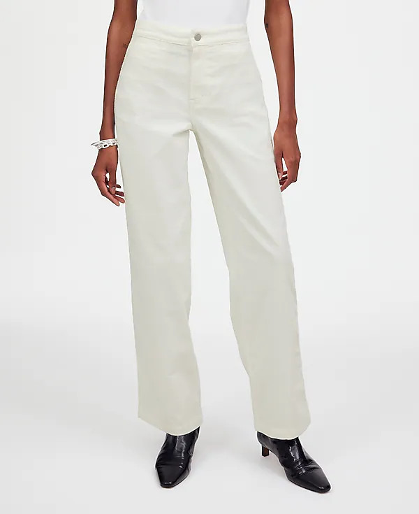 The Petite Emmett Wide-Leg Pant in Corduroy: Welt Pocket Edition | Madewell | Madewell
