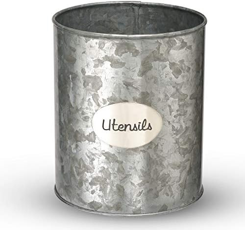 Utensil Holder for Countertop or Kitchen Utensil Crocks, Modern Utensil Caddy for Farmhouse, Larg... | Amazon (US)