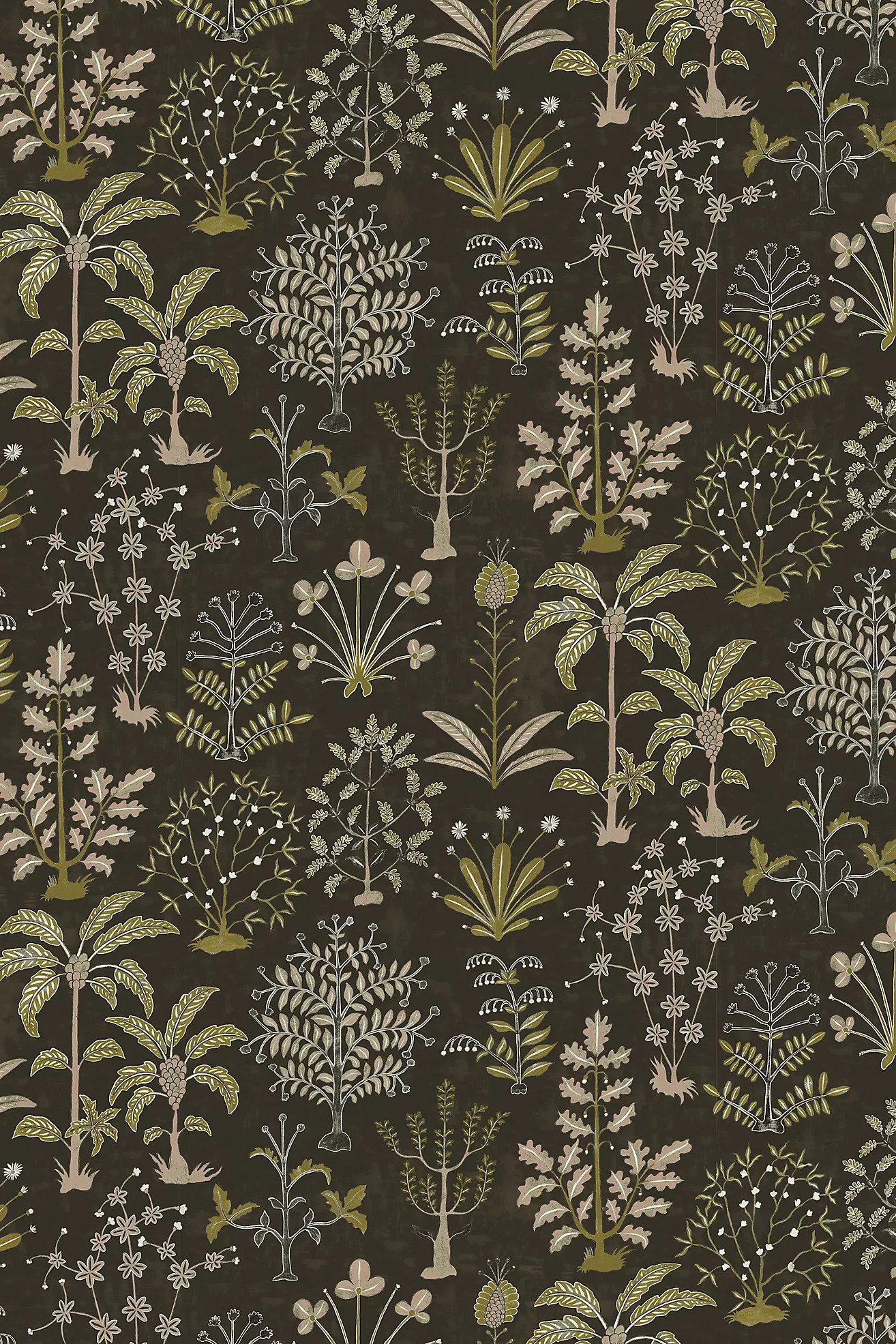 Cynthia Bohemian Floral Wallpaper | Anthropologie (US)