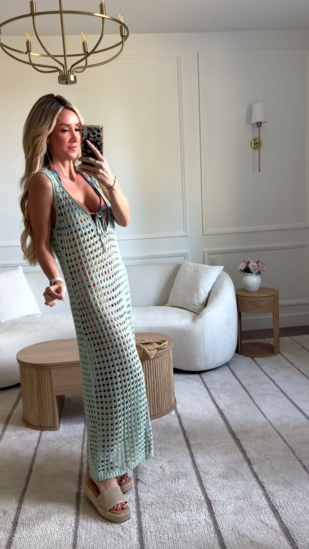 Same swimsuit coverup as before but flipped around - such a versatile look!

Resort wear, resort style, style guide, swim, beach vacation outfits, pool day, cover up, crochet cover up, cover up dress, sandals, mom style

#LTKSeasonal #LTKdayinmylife #LTKSwim