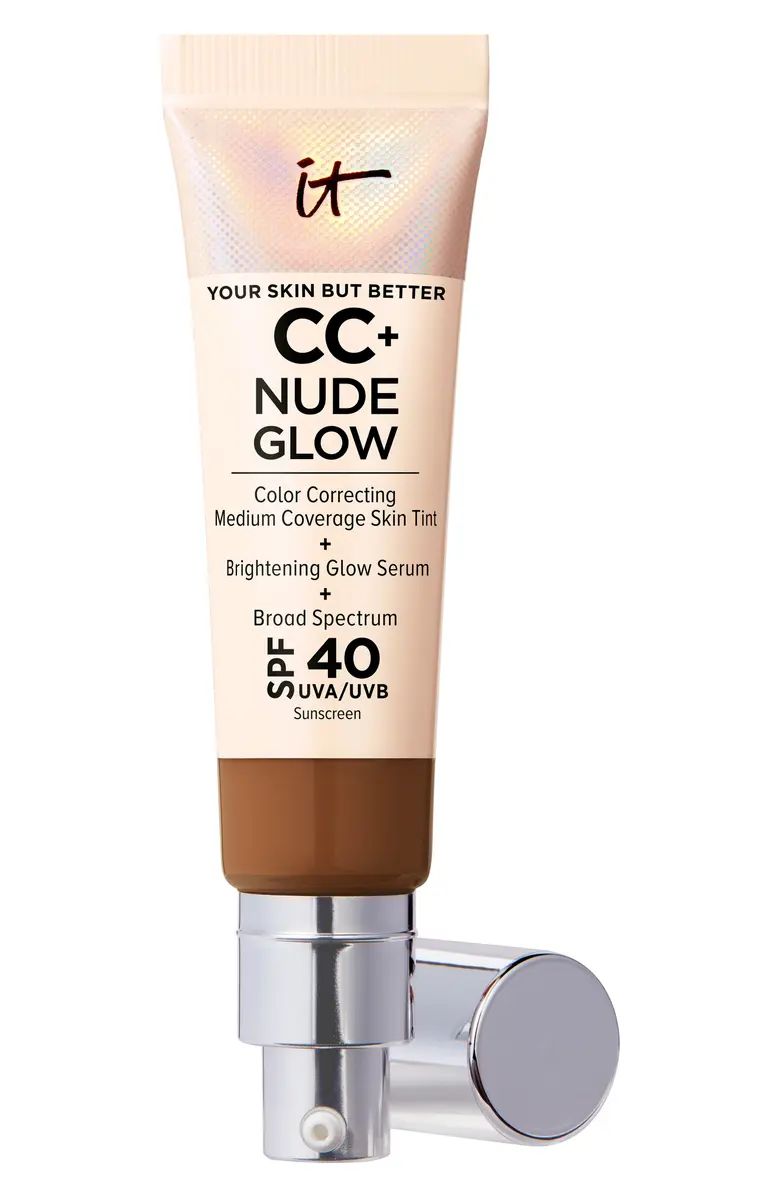 CC+ Nude Glow Lightweight Foundation + Glow Serum SPF 40 | Nordstrom