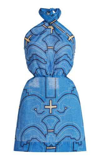 Exclusive Blue River Ritual Twisted Linen Mini Dress | Moda Operandi (Global)