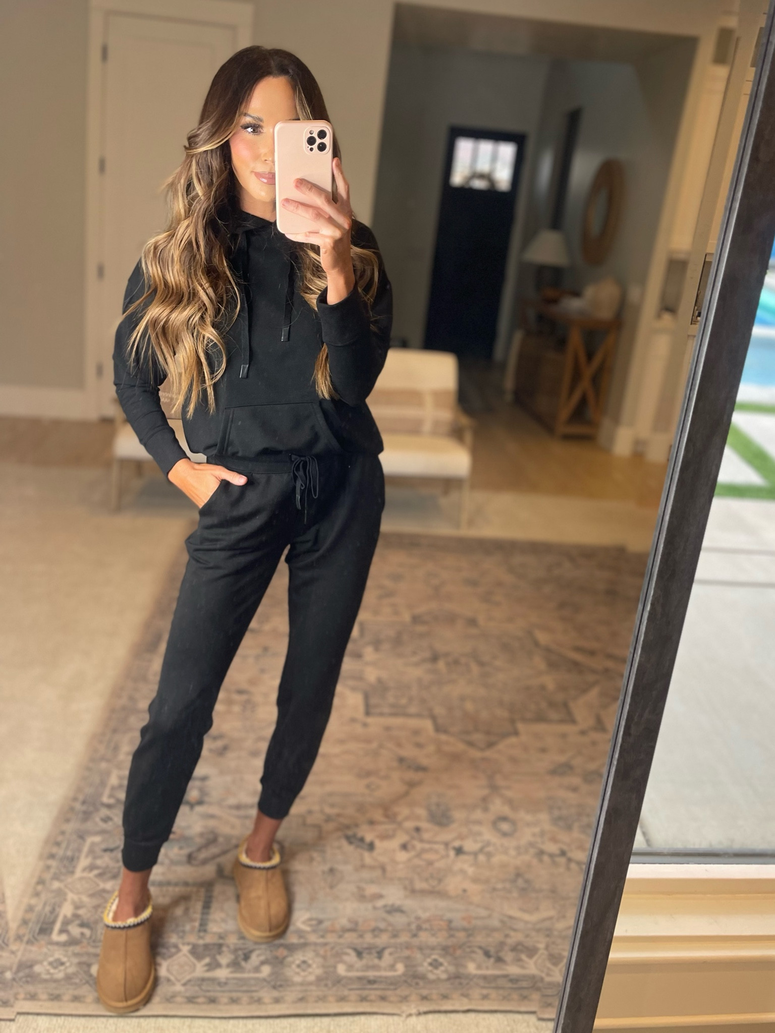 Size medium in the hoodie and small in the jogger 

#LTKstyletip #LTKfindsunder50