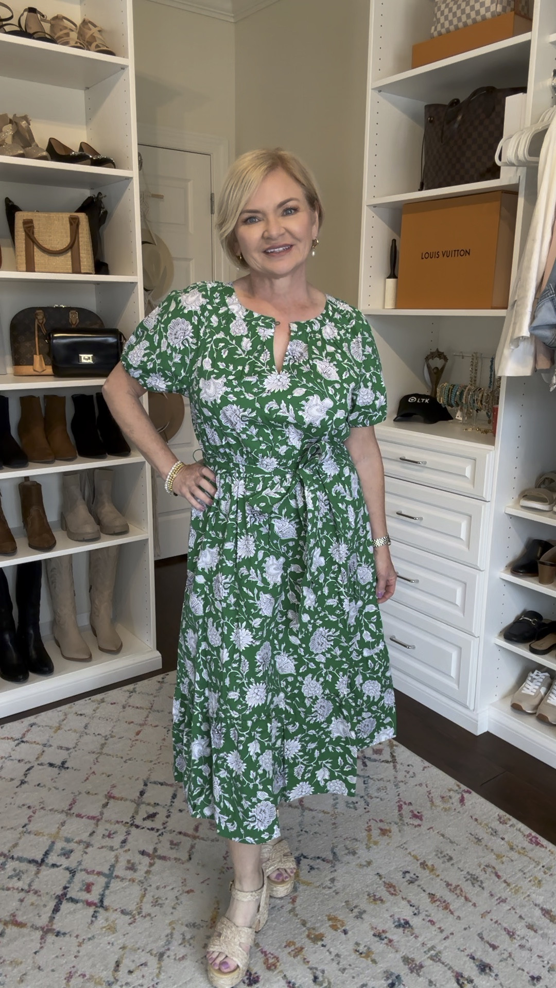 Wearing size 6 dress.

Spring dress
Wedding guest
Spring outfit
Sandals
Raffia
Petite


#LTKfindsunder100 #LTKshoecrush #LTKover40