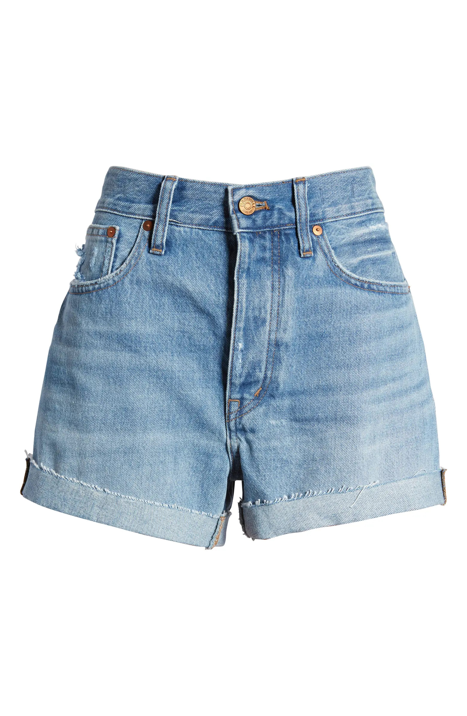 The Dadjean Cuff Denim Shorts | Nordstrom