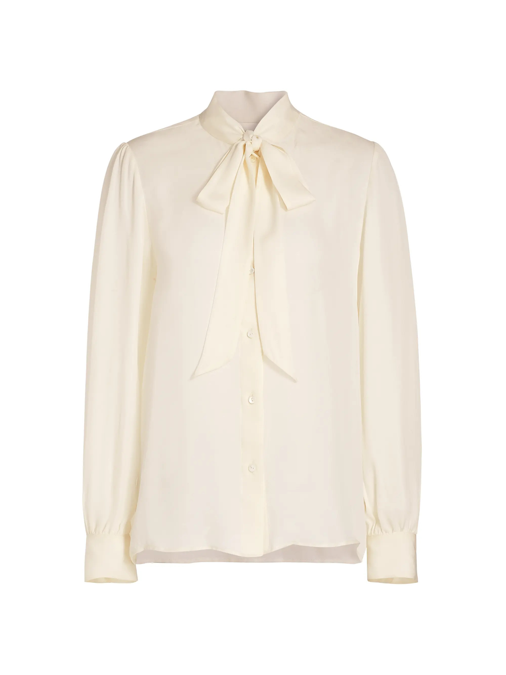 Carina Silk Tie-Neck Top | Saks Fifth Avenue