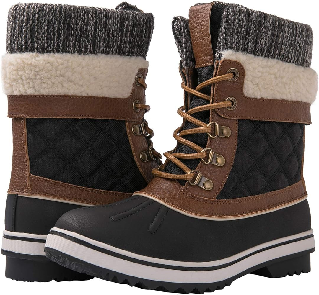GLOBALWIN Women's Waterproof Winter Snow Boots | Amazon (US)