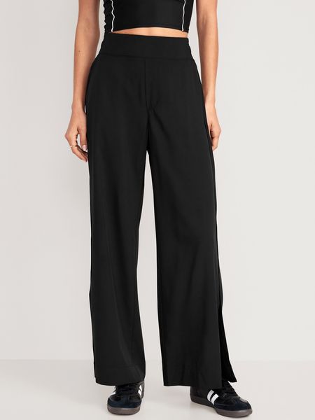 High-Waisted StretchTech Wide-Leg Pants | Old Navy (US)