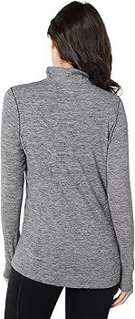 Hot Chillys Women's Clima-Tek Zip T Breathable Moisture-Wicking Midweight Relaxed Fit Base Layer | Amazon (US)