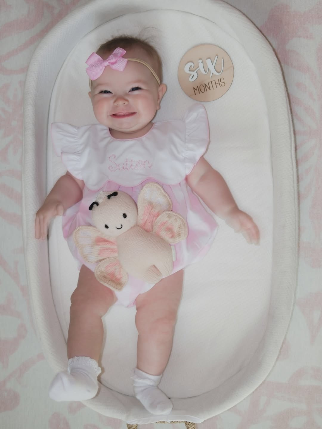 How has it already been half a year with Sutton? She’s growing so fast! She’s the sweetest baby and is always so happy. She loves rolling and playing with her toys, and is trying everything she can to get up and move so that she can play with Ellie and Kinsley. 🥹 We have loved every minute that we’ve known her, and can’t wait to see what all she learns over the next 6 months. 💜

#LTKmomlife #LTKBump #LTKBaby