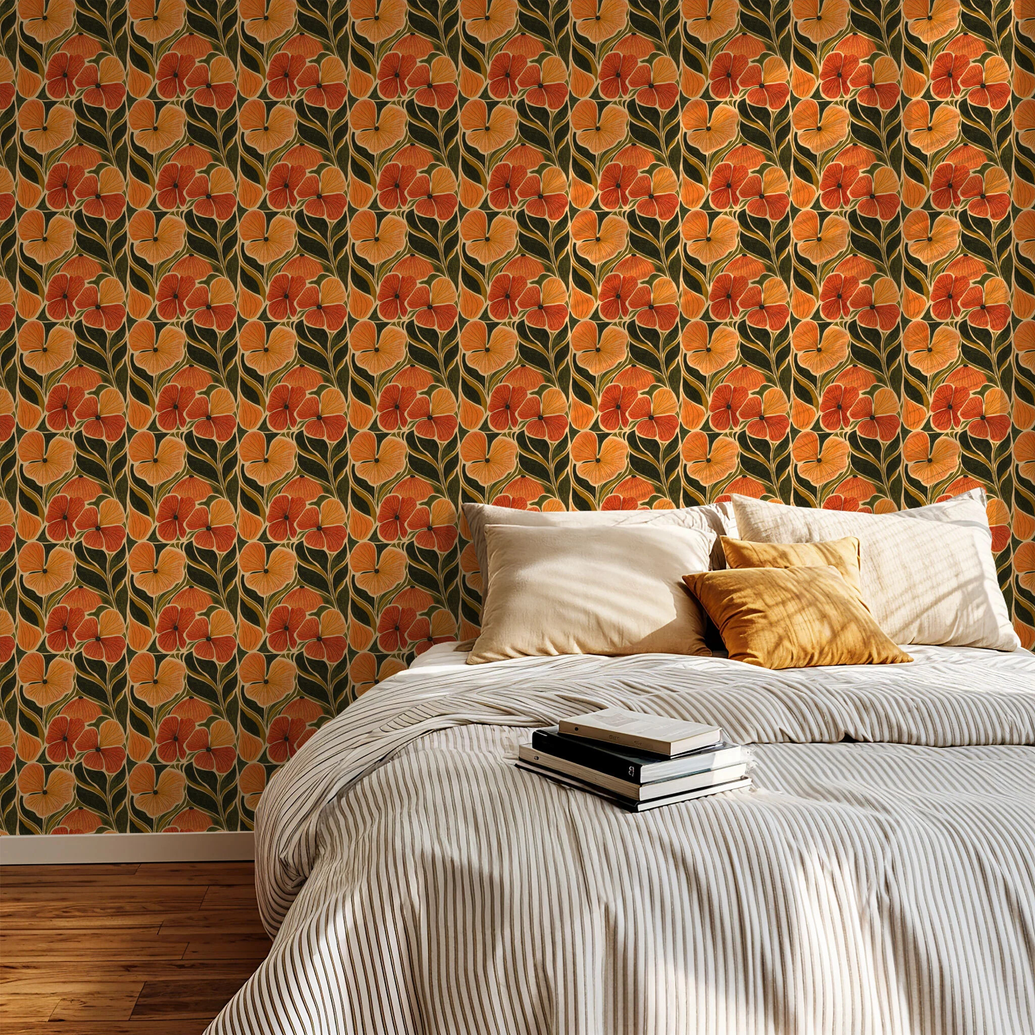 WALL BLUSH Bentley's Bouquet Wallpaper - Bentley's Bouquet Wallpaper | Shop.app
