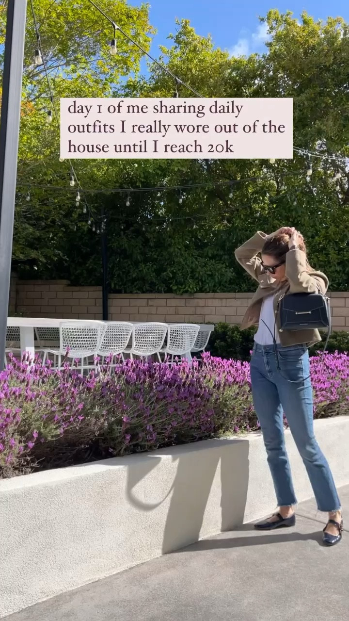 Day 1 of outfit sharing until I hit 20k, mom outfit, French girl style, French girl aesthetic

#LTKtravel #LTKover40 #LTKworkwear