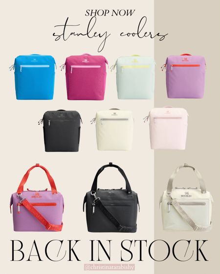 Stanley Coolers are back in new colors for both backpacks and minis! 

#LTKSeasonal