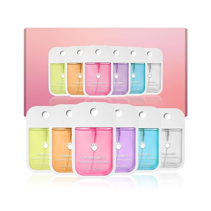 6 PCS Power Mist Hand Sanitizer,Hand Sanitizer Set,Hand Sanitizer Spray,Portable Spray Hand Sanit... | Amazon (US)